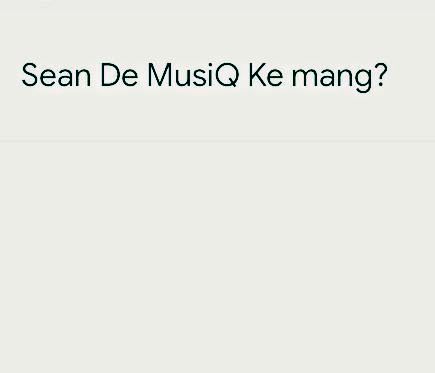 Sean De MusiQ  - I LOVE U TOO